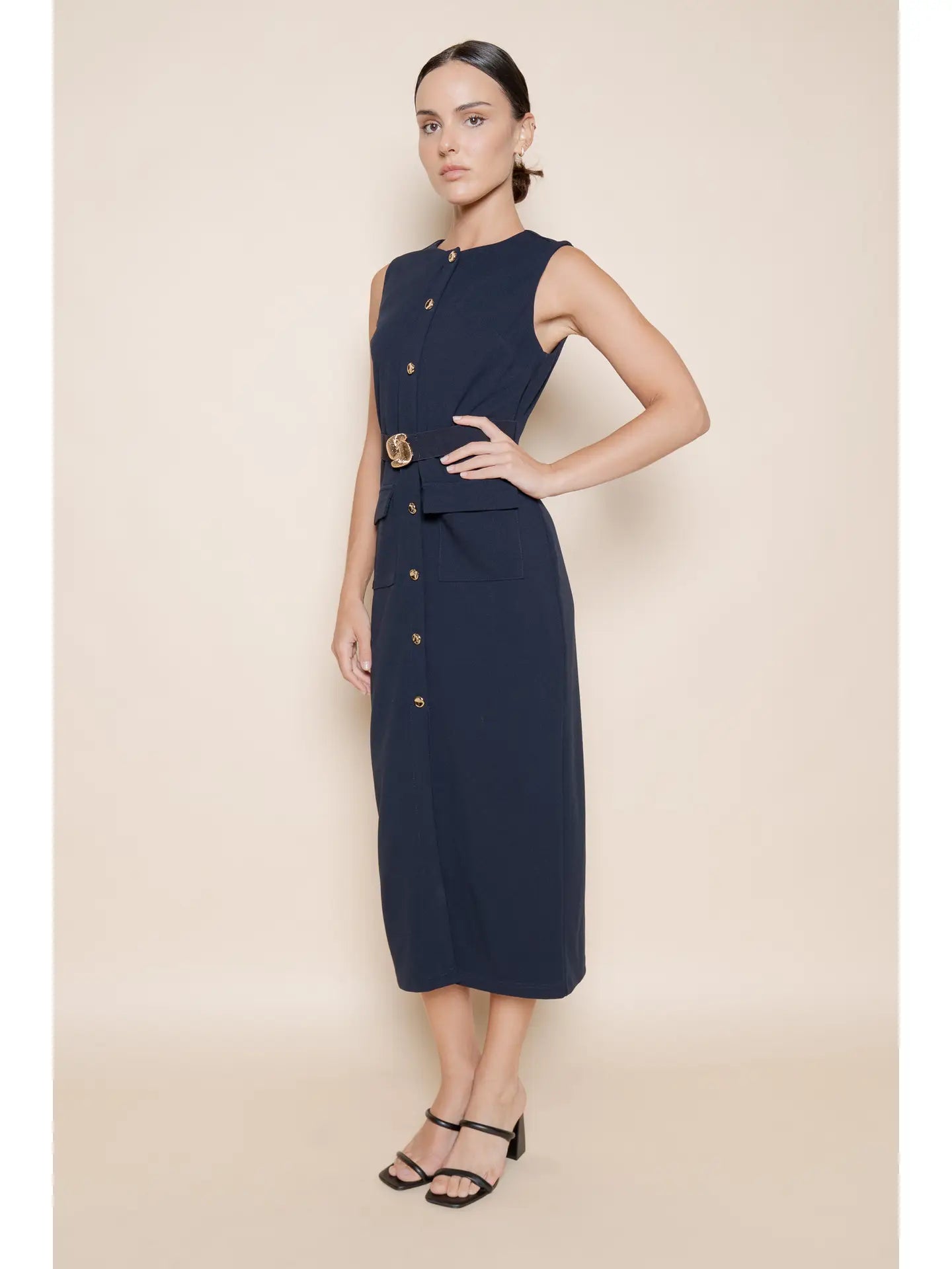 Dylan Navy Maxi Dress