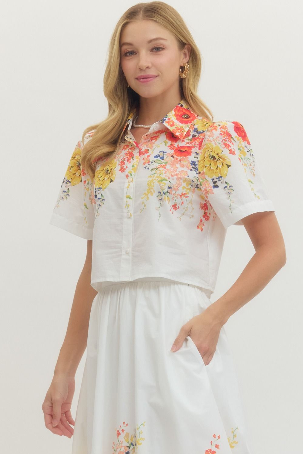 Anna Floral Top