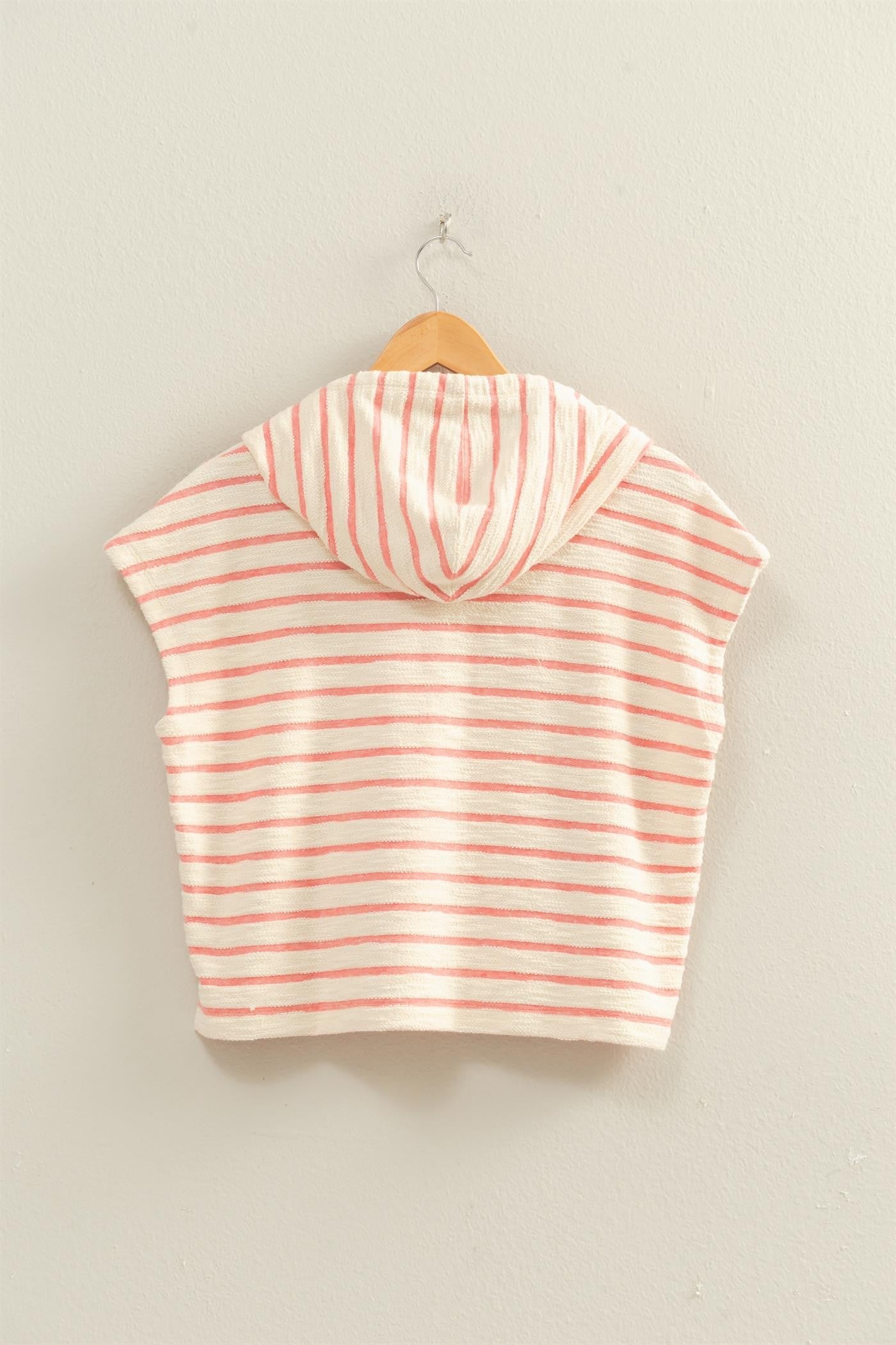 Lori S/S Hoodie- Pink