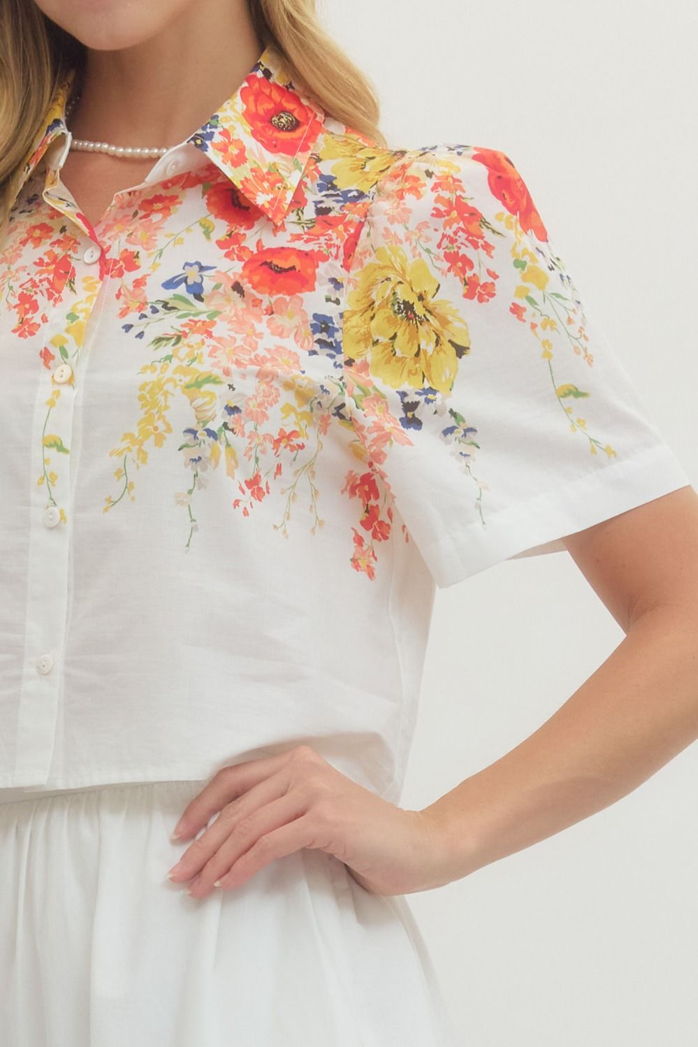 Anna Floral Top