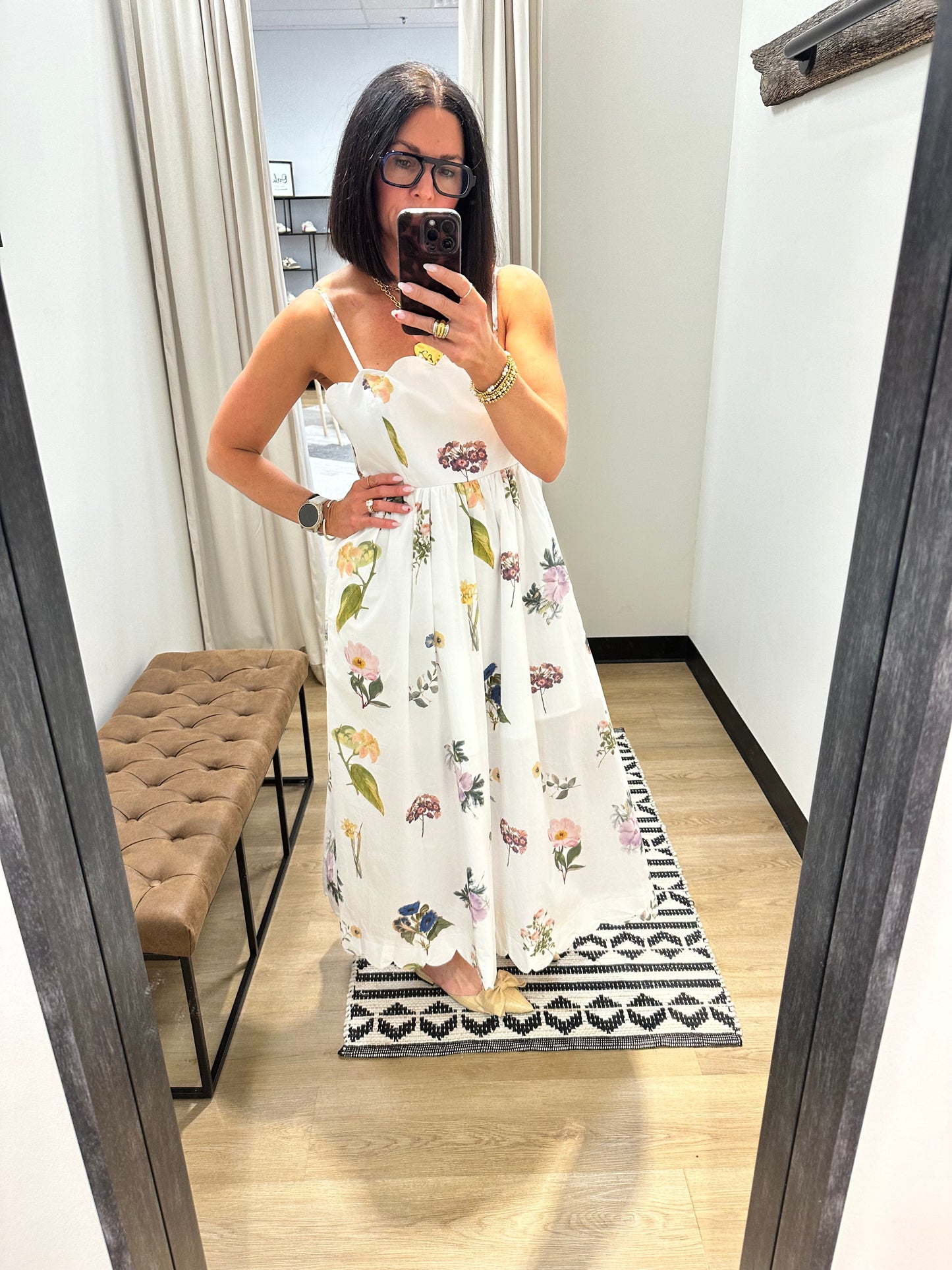 Lexi Tie Back Floral Maxi
