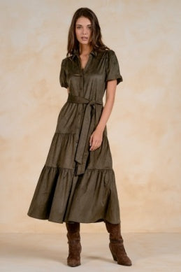 Davina MIDI Dress- Olive