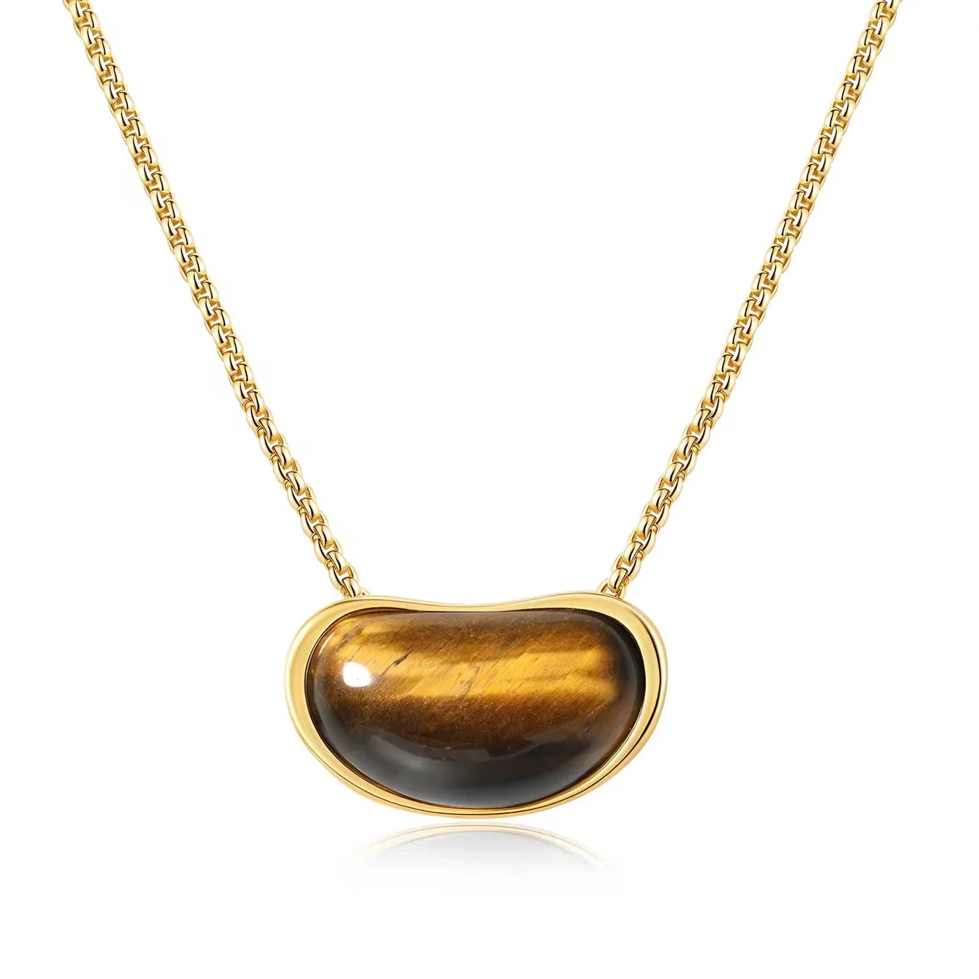 Angie Tiger Eye Pendant Necklace