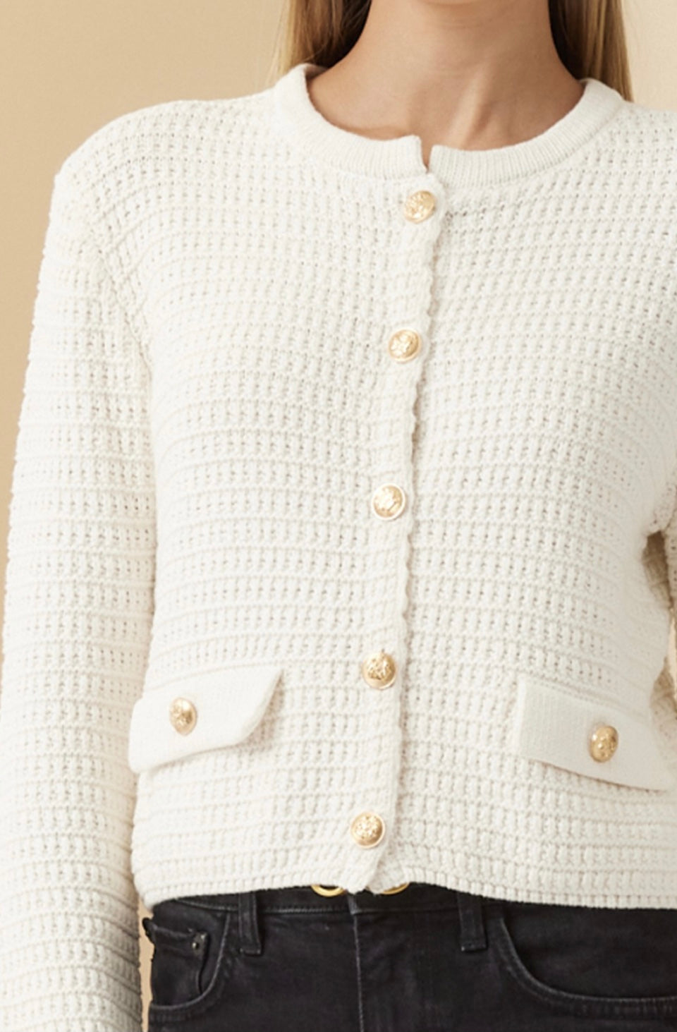 Penelope Textured Sweater Jacket