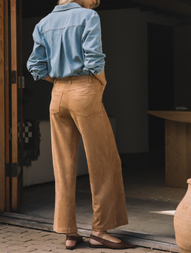 Claudia Faux Suede Pant