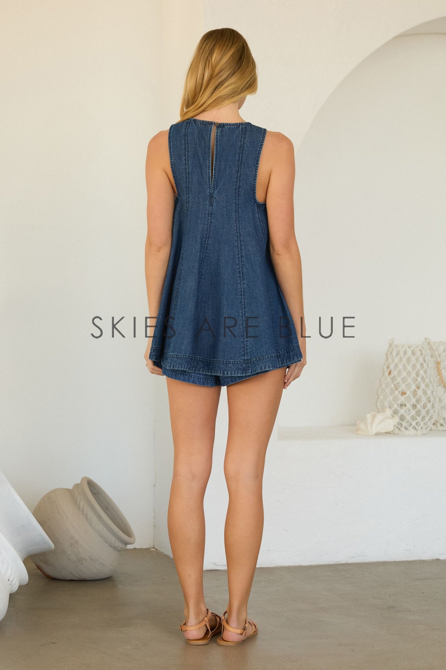 Aubri Denim Tunic