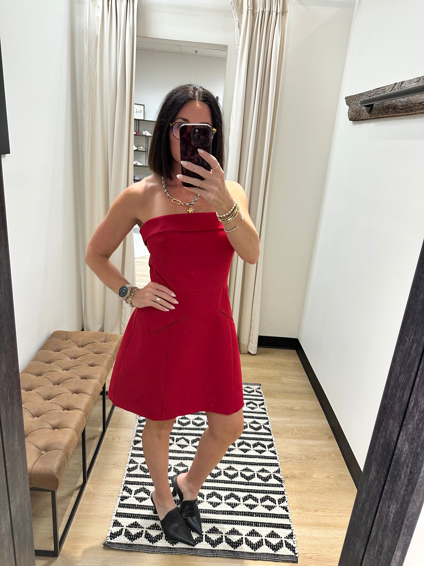 Naya Strapless Mini Dress