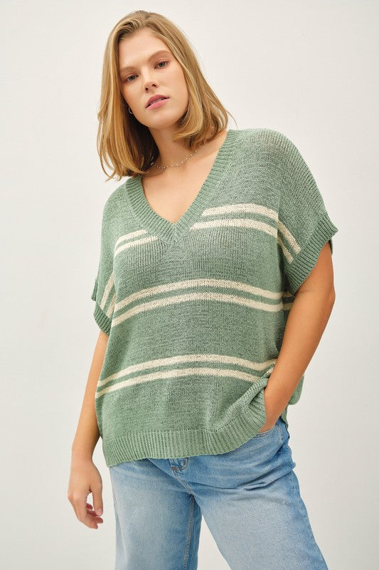 April V-Neck Sweater