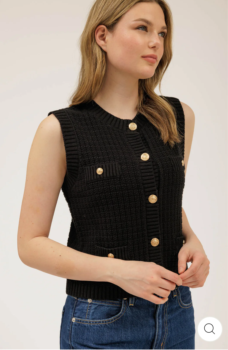 Skyler Sleeveless Cardigan
