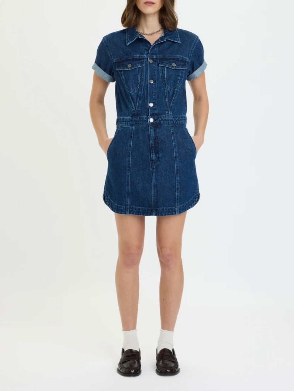 Topanga Dress Short Sleeve- Rush
