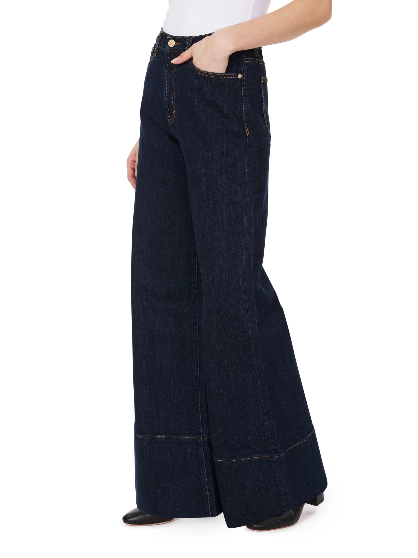 Emerson Relaxed Flare- Rinse