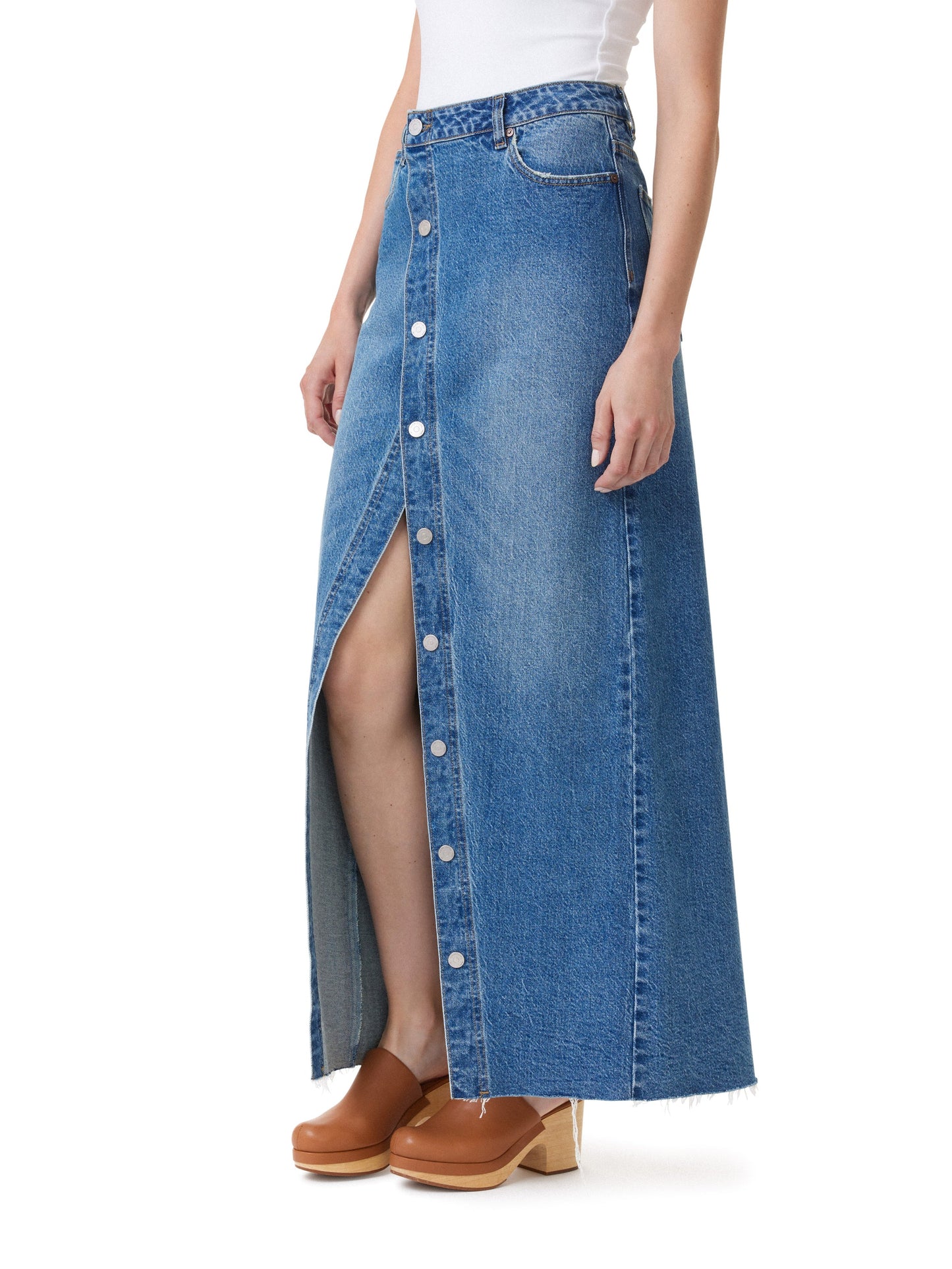 Button Down Maxi Skirt