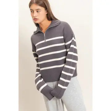 Rayne Sweater- Charcoal