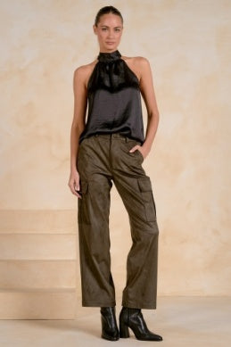 Paulina Cargo Pant- Olive