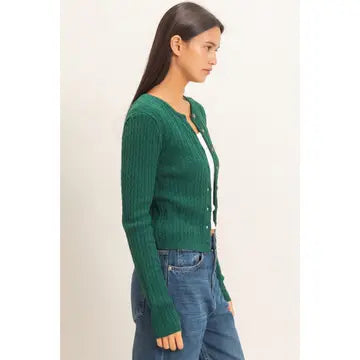 Rendi Cable Knit Cardigan