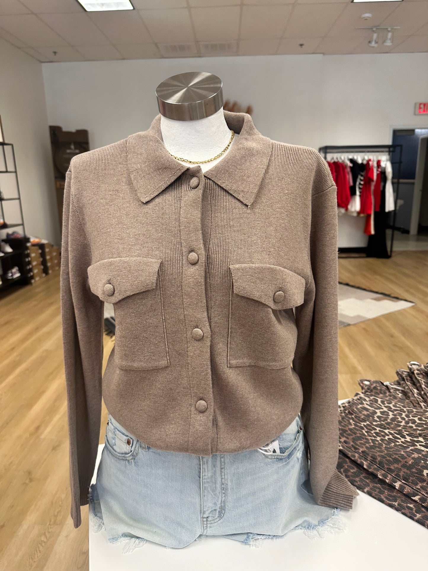 Colette Button Up Cardigan