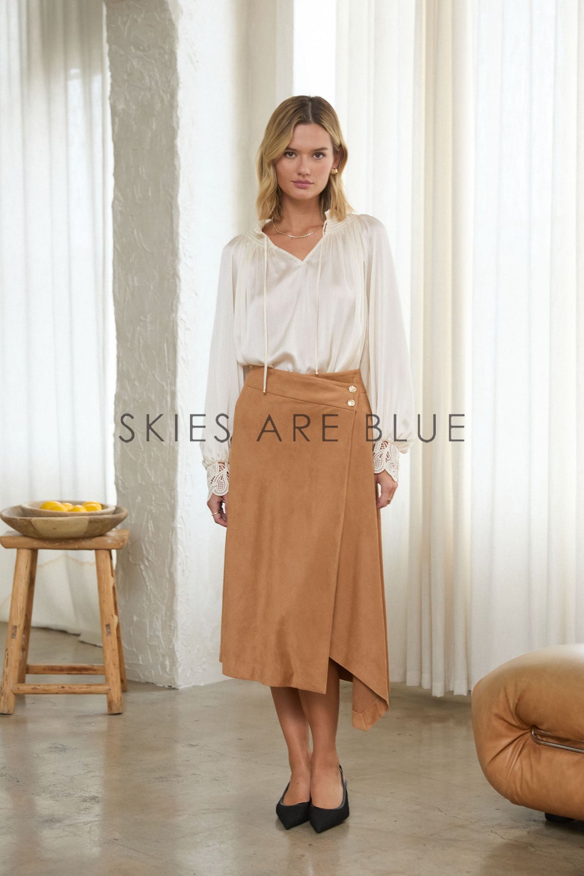 Britt Faux Suede Skirt