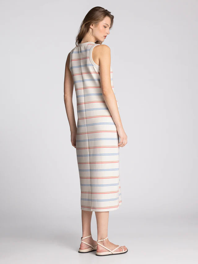 Walter Dress- Misty Blue & Pink