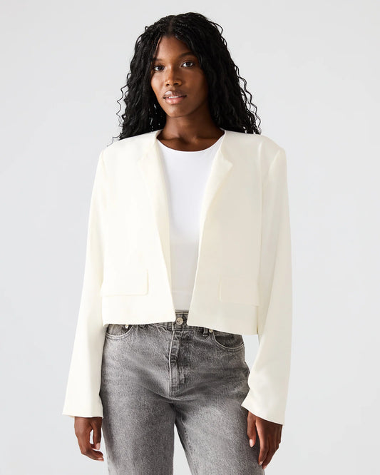 Serena Blazer- White