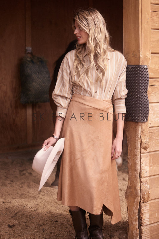 Britt Faux Suede Skirt