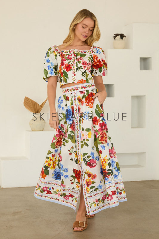 Rosalee Floral Skirt