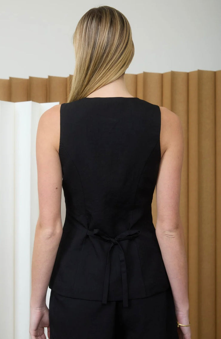 Colleen Button Vest