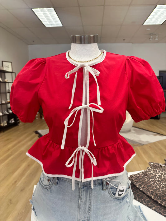 Anne Bow Blouse