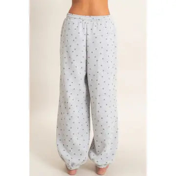 Star Print Joggers