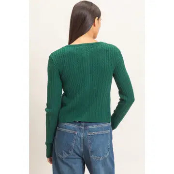 Rendi Cable Knit Cardigan