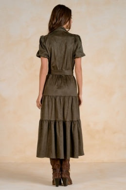 Davina MIDI Dress- Olive