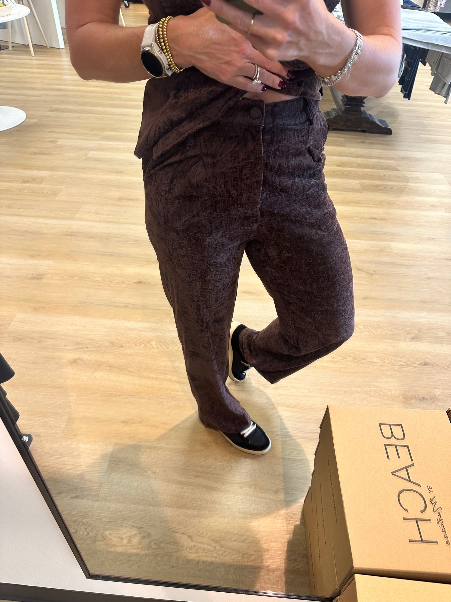 Hadley Brushed Velvet Pant