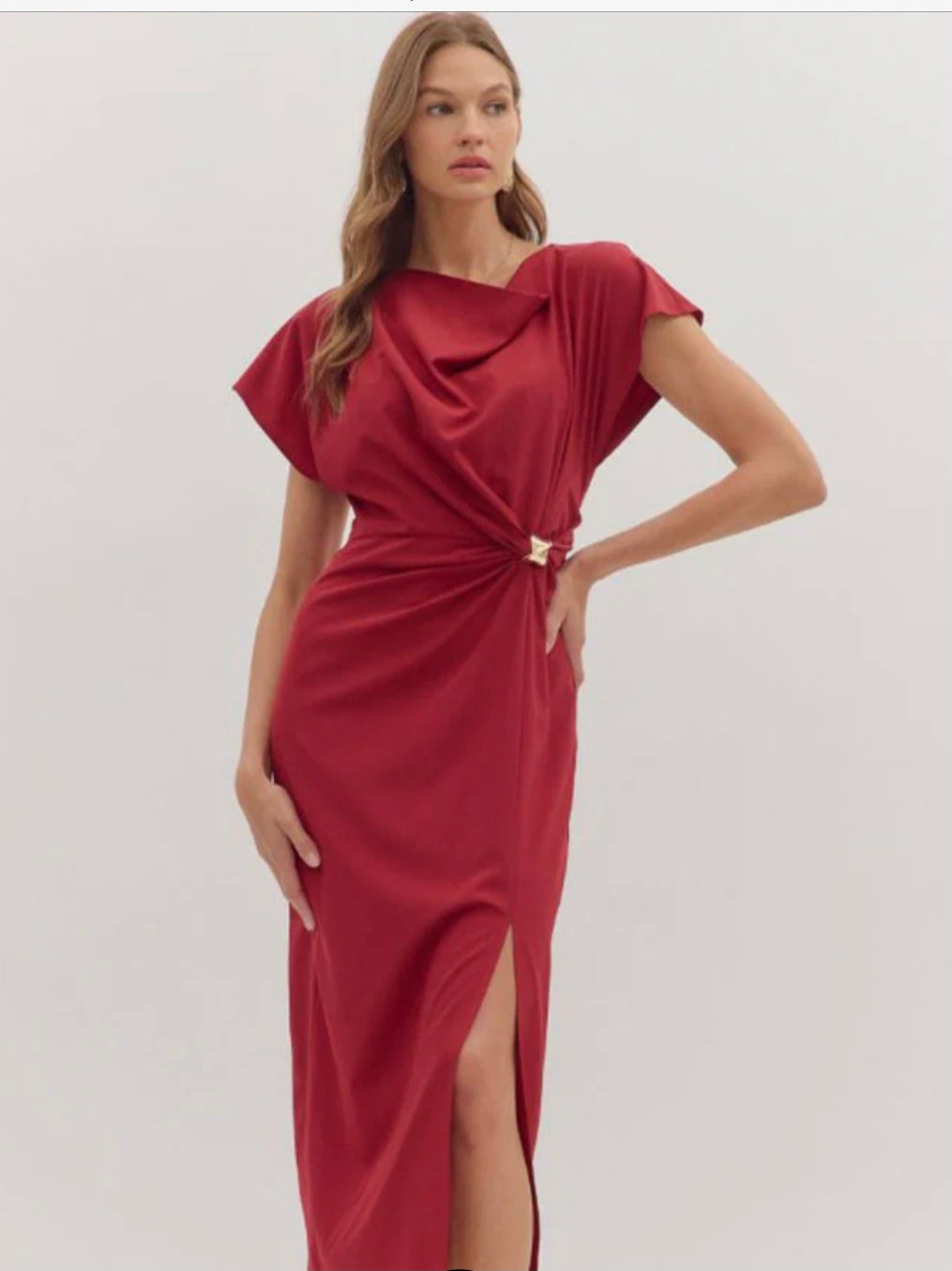Mandy MIDI Dress- Scarlet