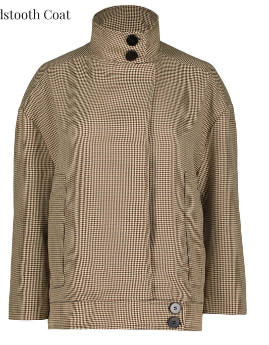 Germaine Houndstooth Coat