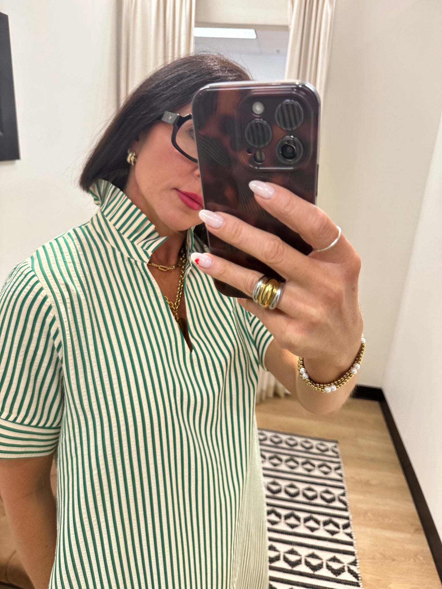 Joni Oversized Dress- Green