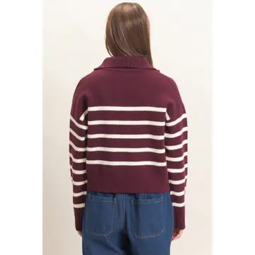 Rayne Sweater- Dark Cherry