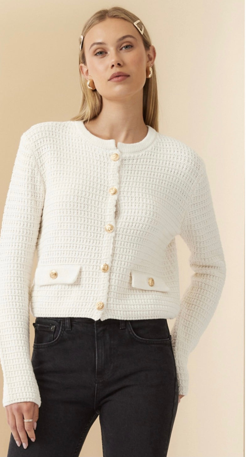 Penelope Textured Sweater Jacket