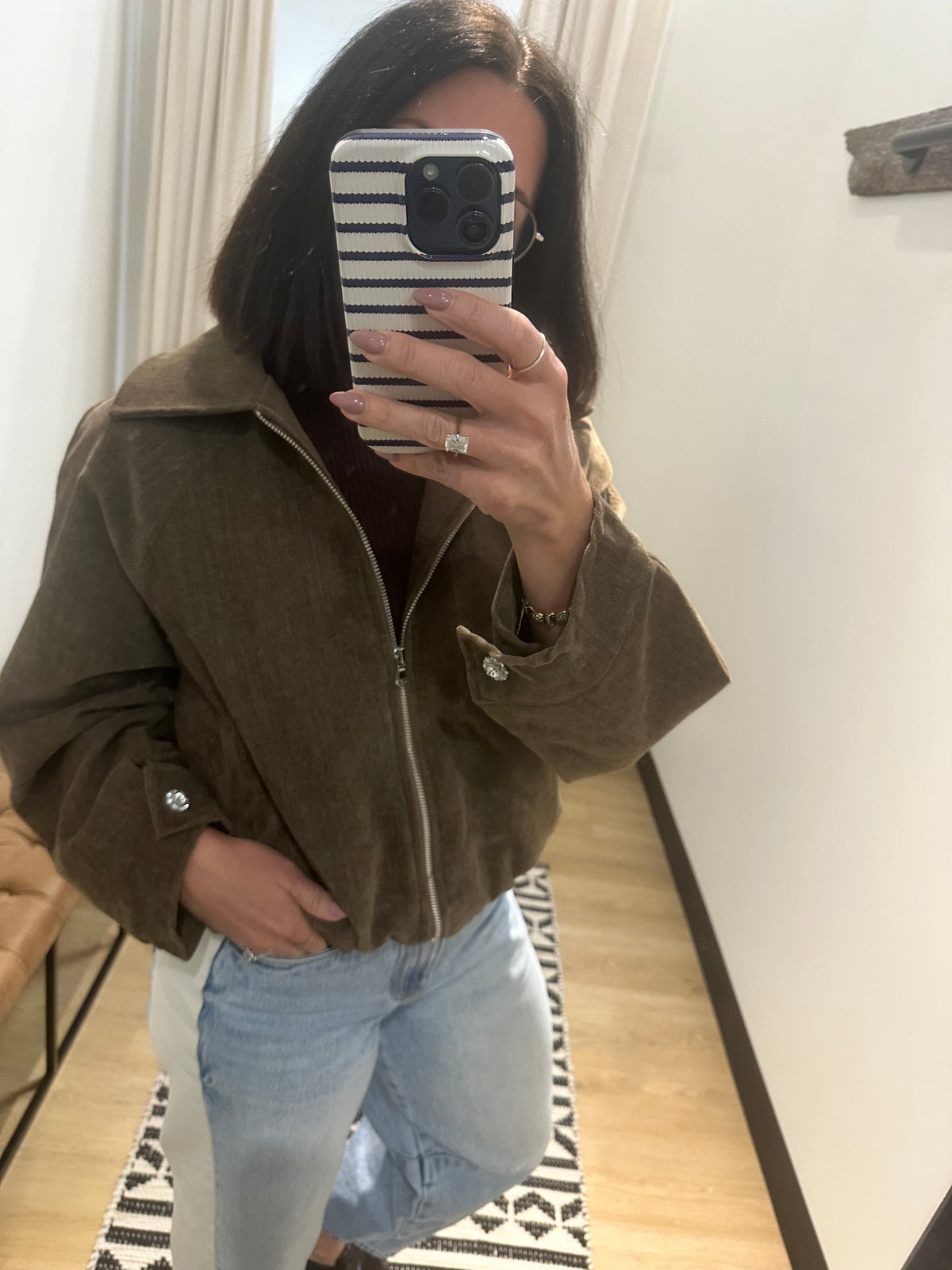 Aylin Bubble Jacket- Taupe