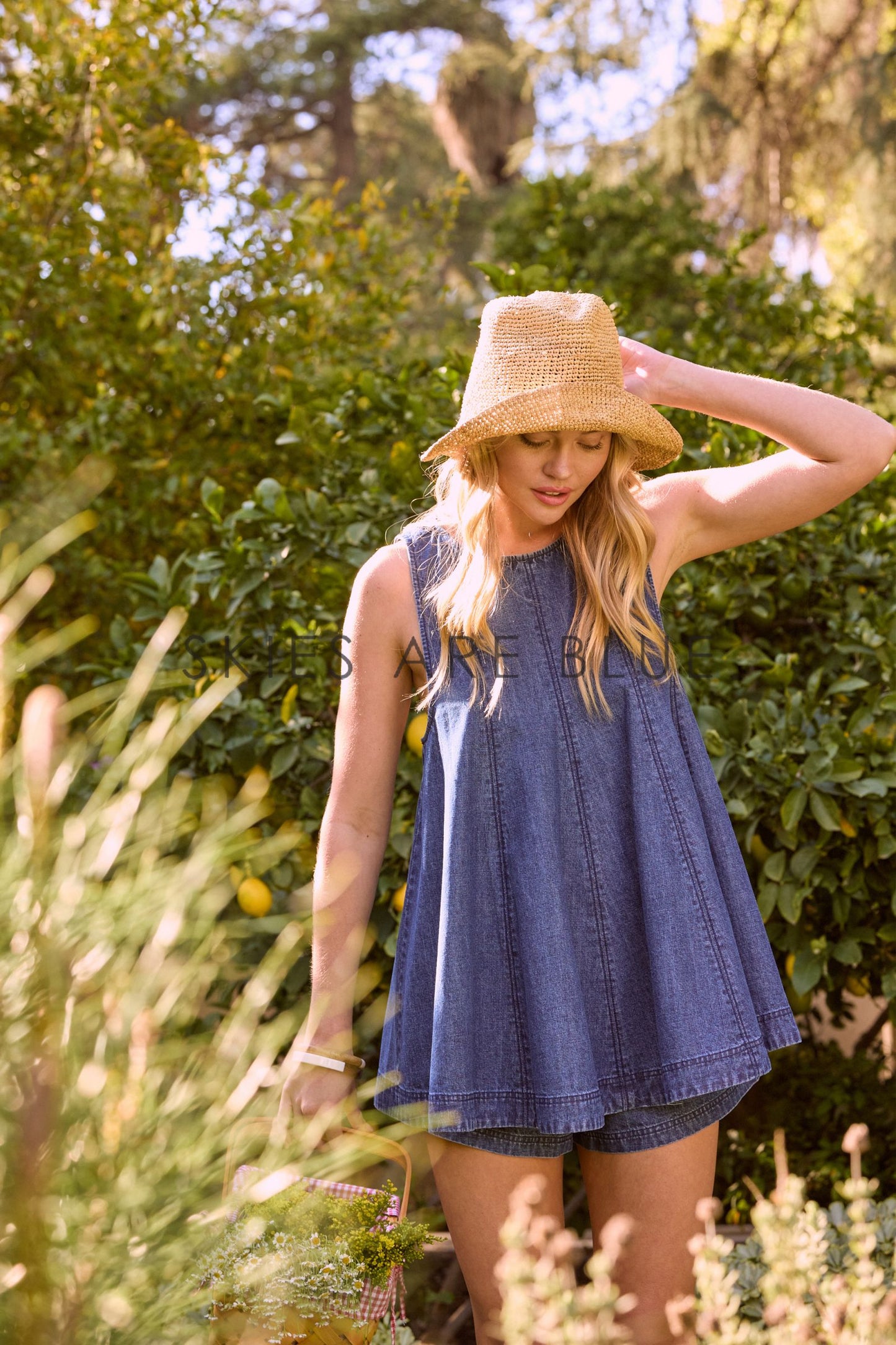 Aubri Denim Tunic