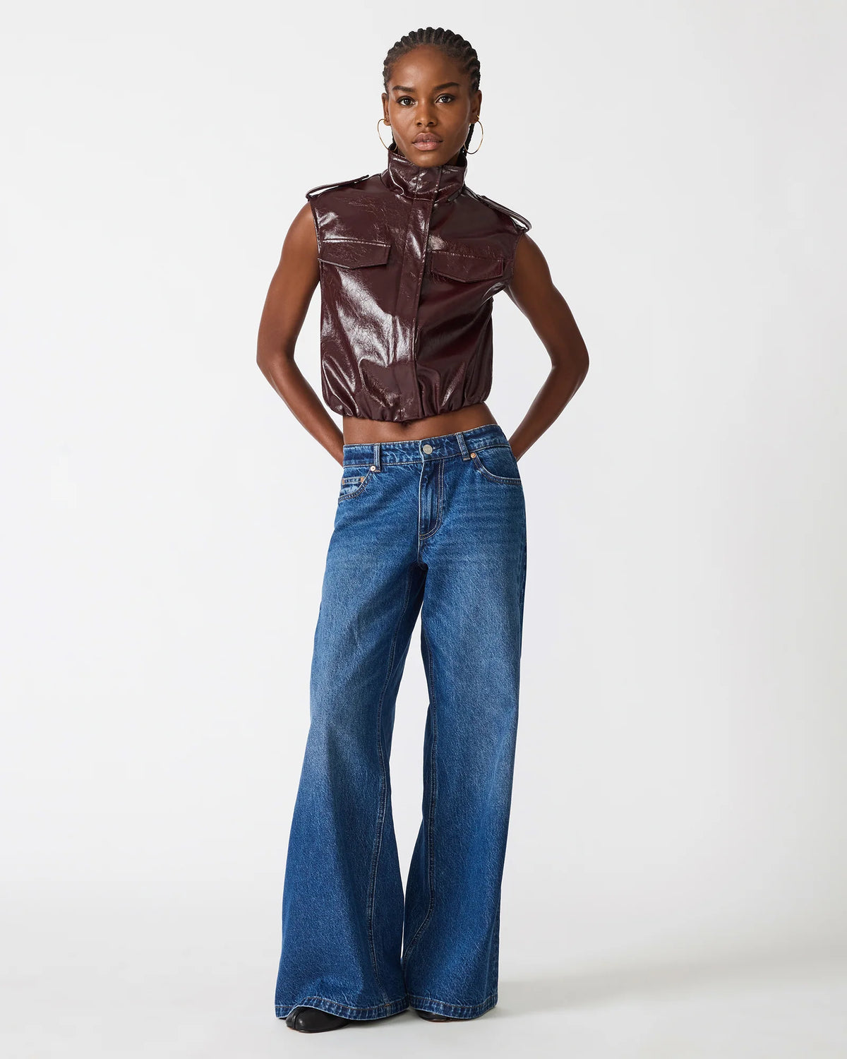 Lexie Vest- Fig