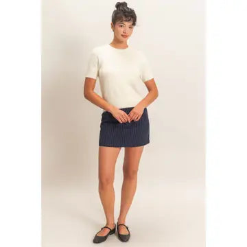 Landry Knit Top- Cream