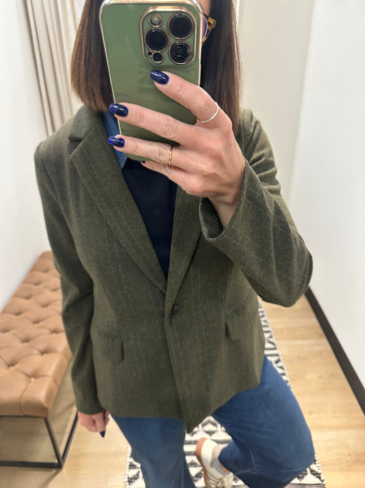 Anya Button Blazer