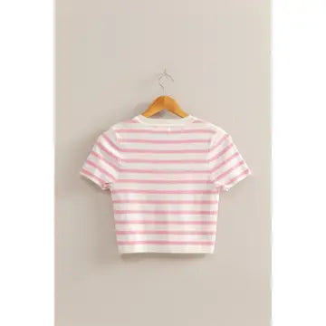 Kali Crop Stripe Top