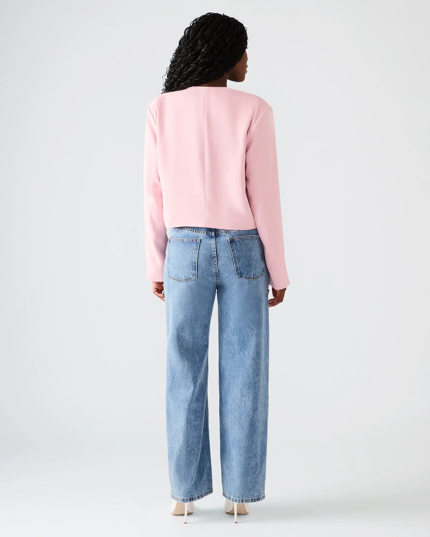 Serena Blazer- Powder Puff