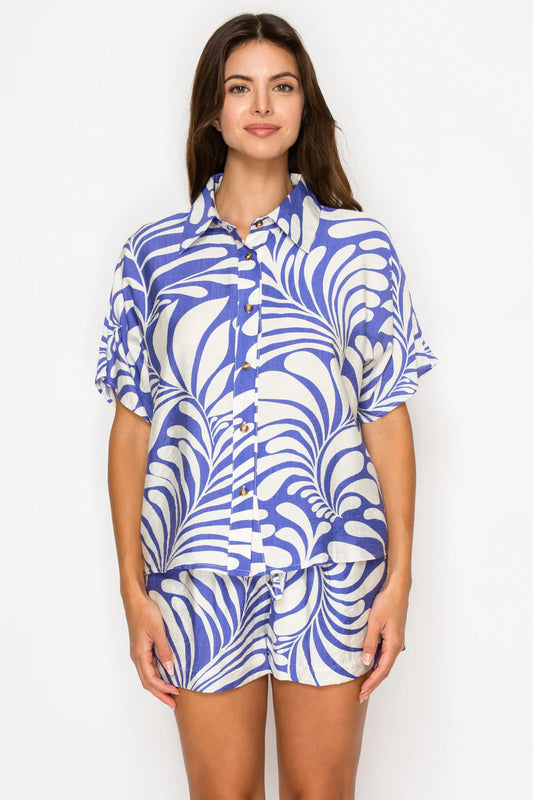 Brooke Cycladic Palm Set