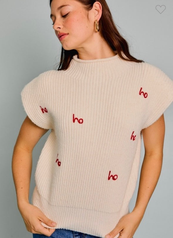 Holly “Ho Ho Ho” Sweater Top