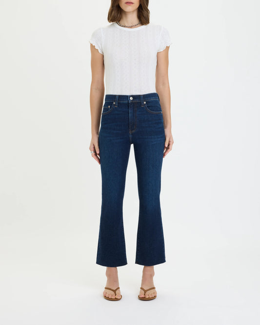 Shy Girl High Rise Crop Flare in Serene