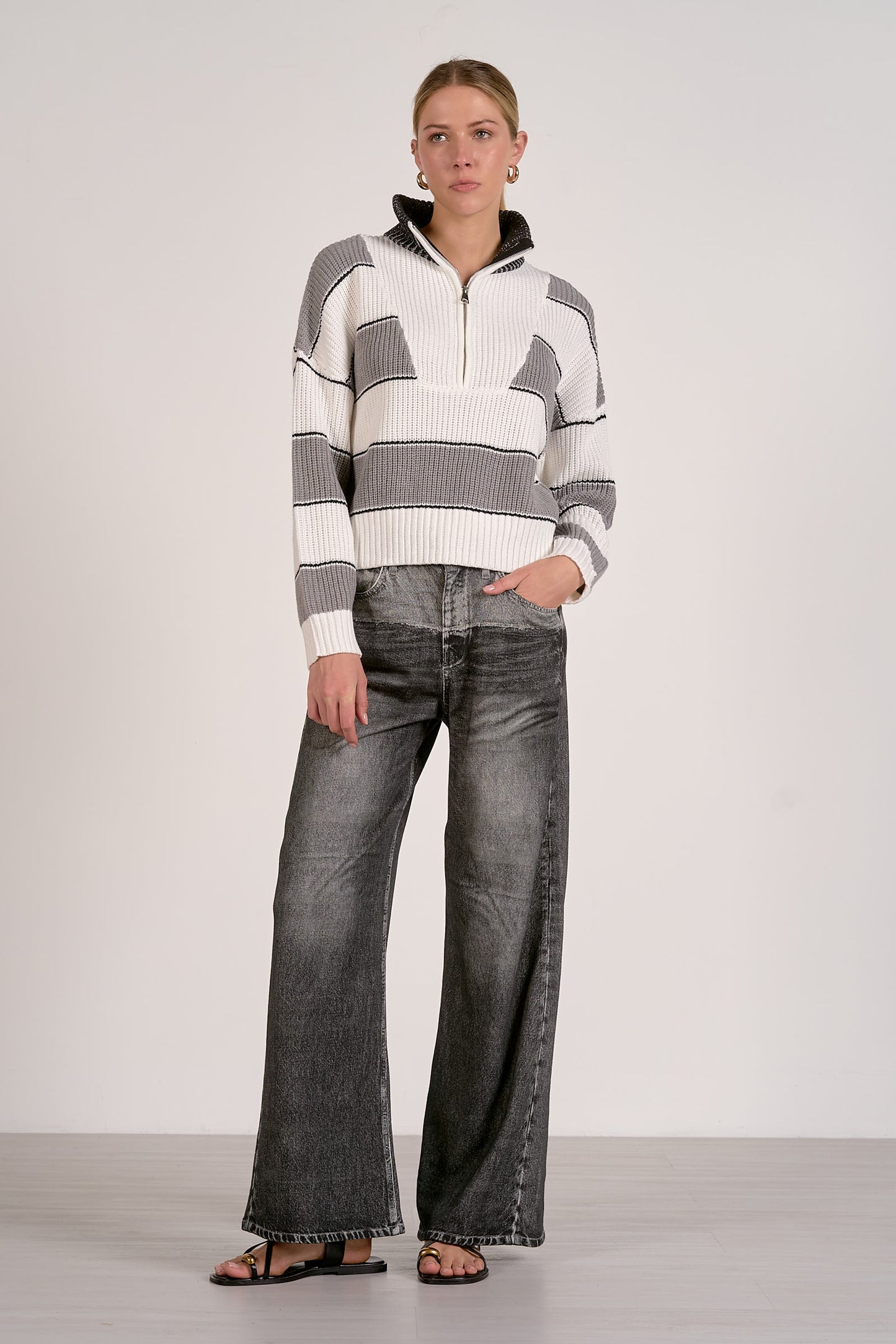 Hudson Sweater- Grey