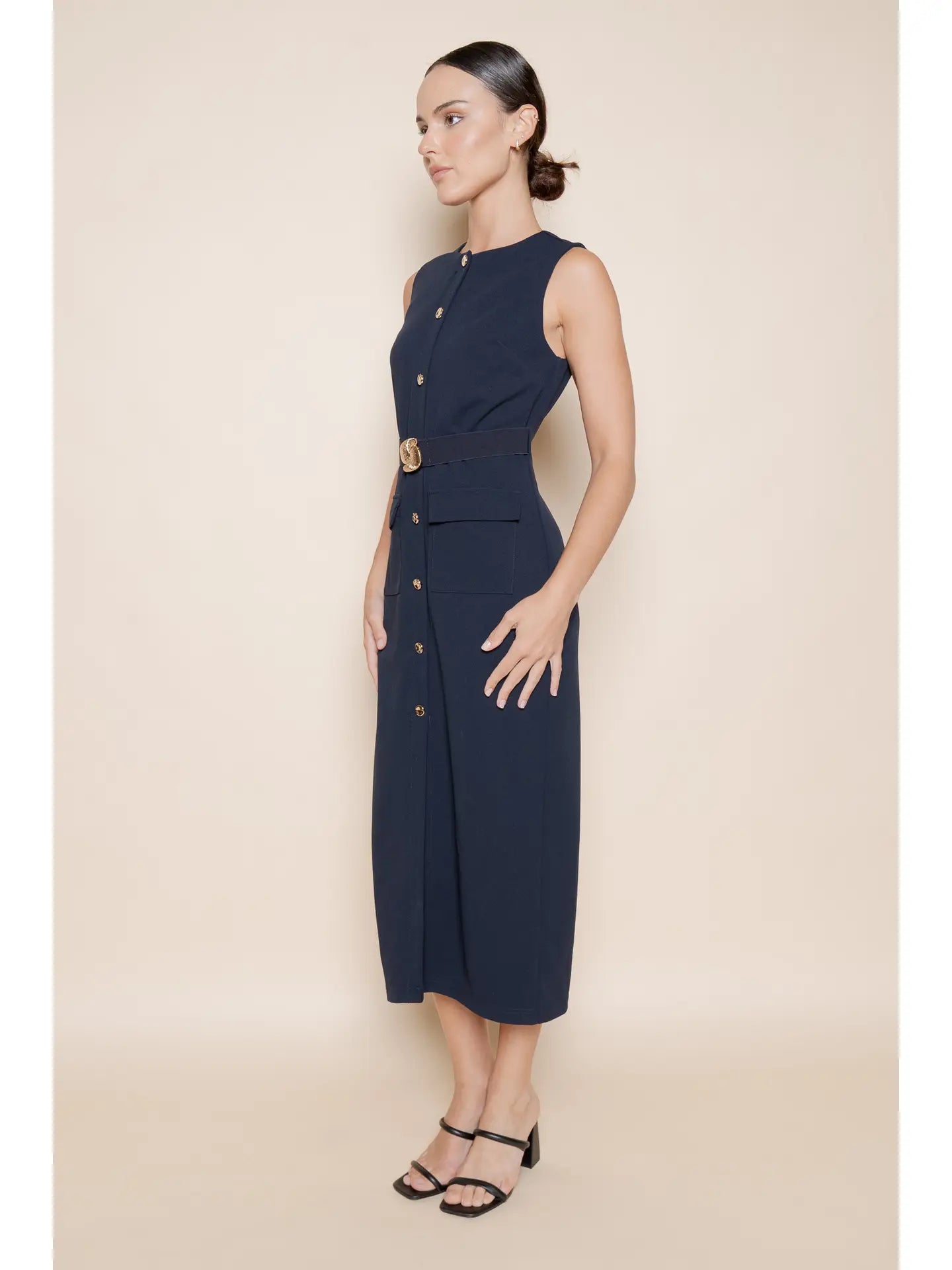 Dylan Navy Maxi Dress