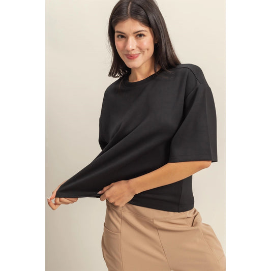 Jada Scuba Drop Shoulder- Black