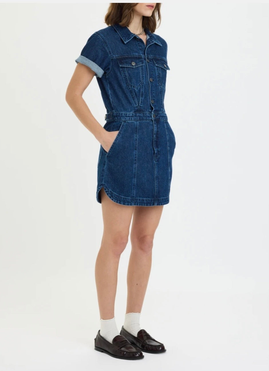 Topanga Dress Short Sleeve- Rush